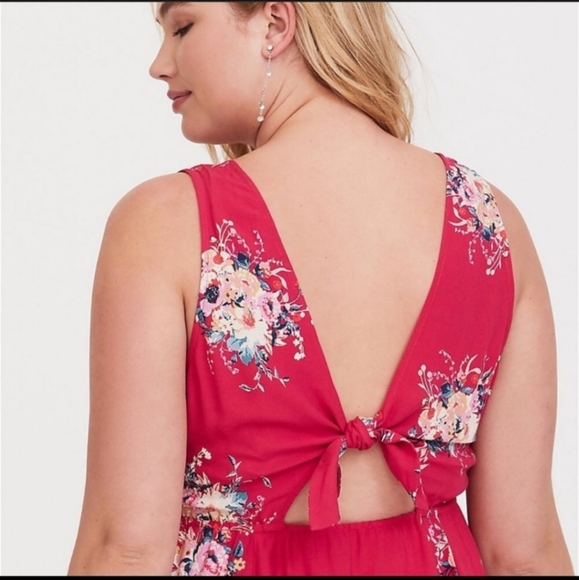 Torrid Size 4 Adorable Back Tie Dres - Picture 3 of 7